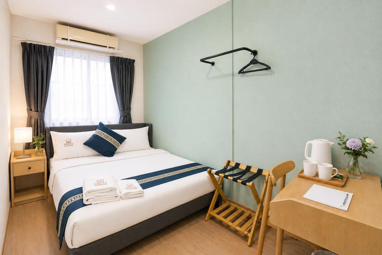Double Room Common Bathroom
